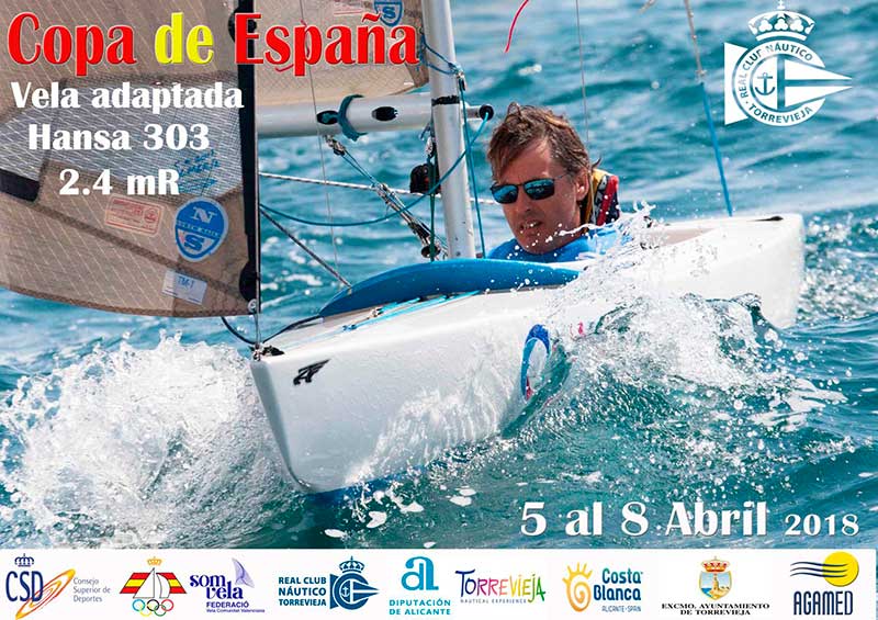 Torrevieja acoge la Copa de España de Vela Adaptada 2.4 mR y Hansa 303