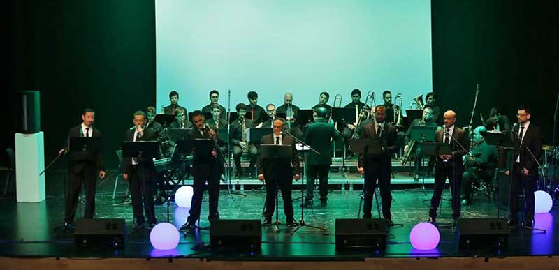 El grupo Sette Voci celebra su primer aniversario junto a la Big Band de la UMT