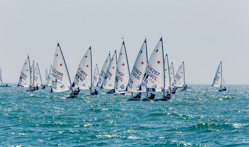 Jesús Rogel y Ascensión Roca participan en el Europeo de Laser