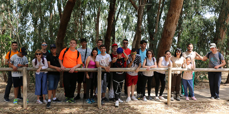 Una treintena de alumnos del centro educativo ALPE visitan el Parque Natural invitados por la Concejalía de Medio Ambiente