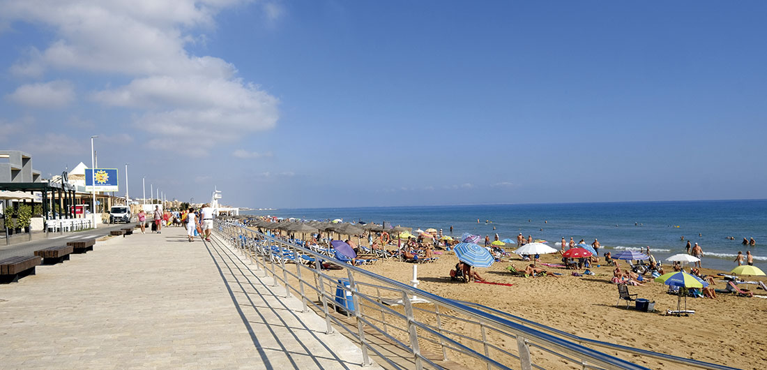 Todo listo en las playas