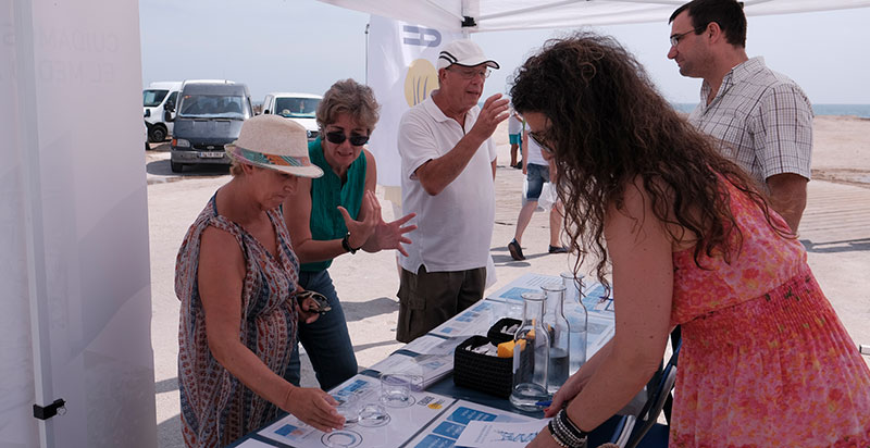 Cata a ciegas del agua