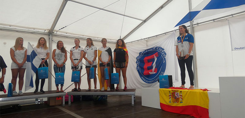 Ascensión Roca, subcampeona del mundo de la clase Europe