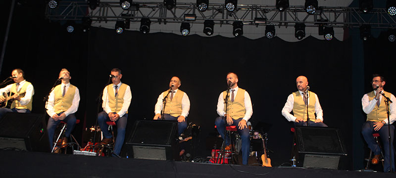 Gran concierto de ‘Sette Voci’ en las Eras de la Sal