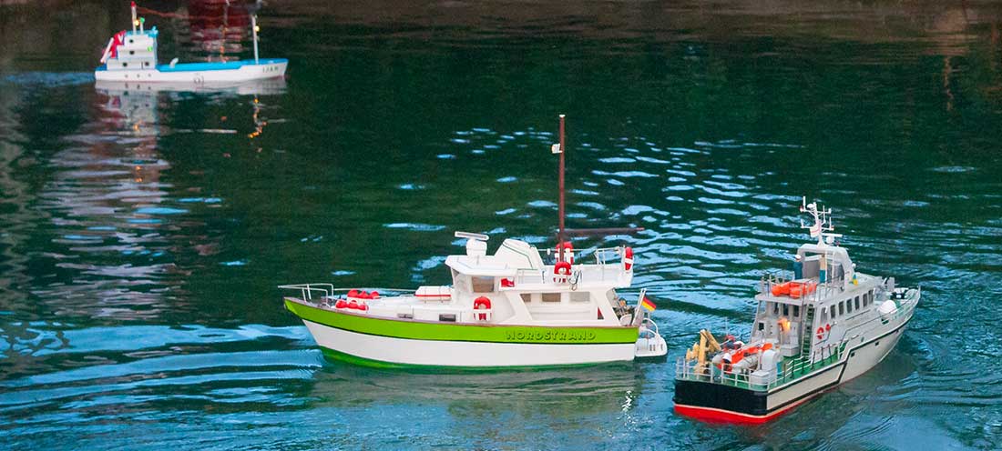 Navegación a escala en el Parque  de las Naciones