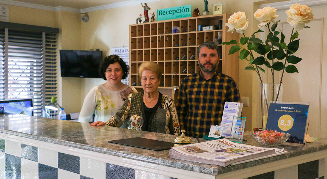 Un hotel ejemplar  y cercano