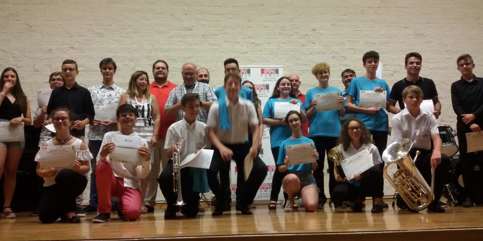 Grandes resultados de Los Salerosos en el Concurso Comarcal de Interpretación Musical