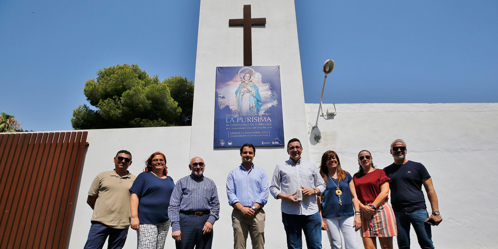 La Purísima visitará el cementerio en el 120º aniversario de su apertura