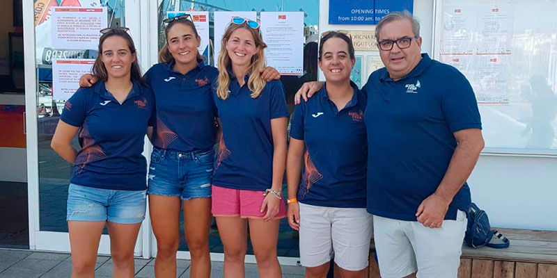 La Copa del Rey Mapfre estrena tripulación femenina