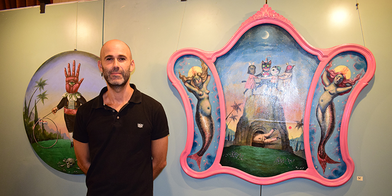 Israel Nicolás expone sus obras en el Casino