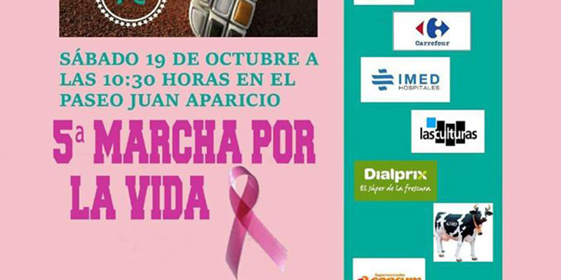 “Marcha por la vida” a beneficio de la AECC el próximo 19 de octubre