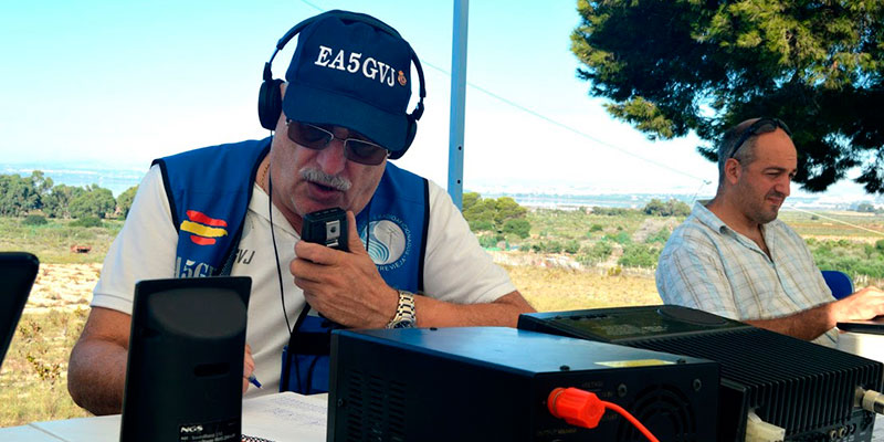 El Radio Club CQ realizó más de 600 contactos  en el Parque Natural