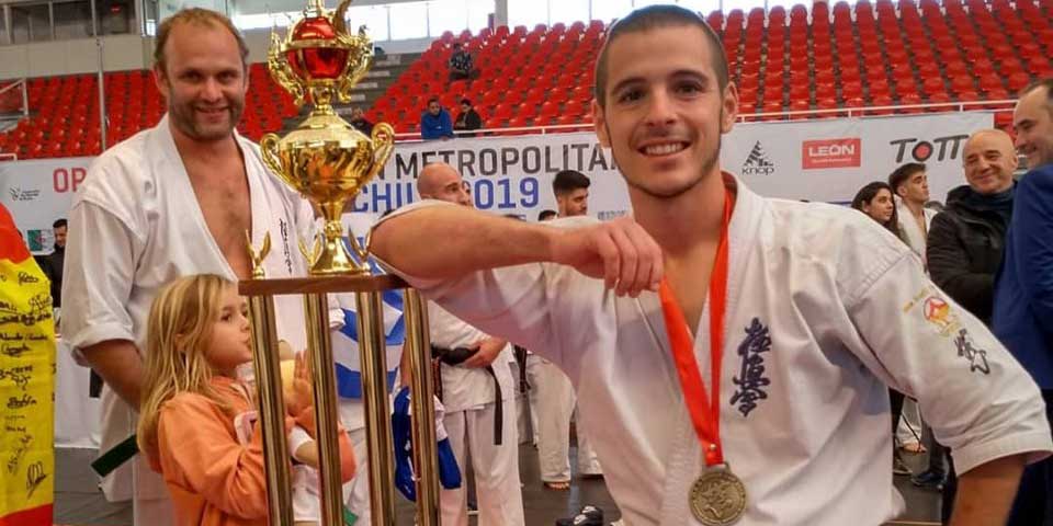 Eneko Delgado se proclama Campeón del Mundo de Karate en Chile