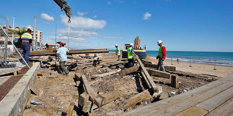 Comienzan las obras de la senda  peatonal de La Mata desde Avenida de los Europeos a Avenida de Soria