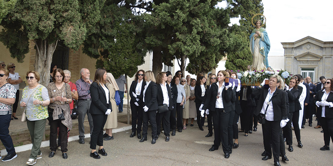 Histórica visita de La Purísima al Cementerio de Torrevieja