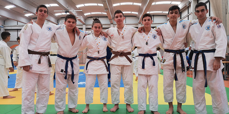 El Judo Club Nozomi ganó siete medallas en Valencia
