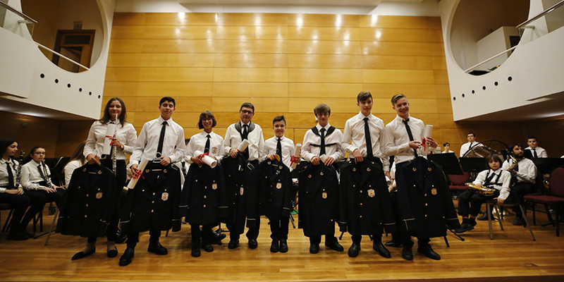 Ocho nuevos músicos se incorporaron a la UMT en Santa Cecilia