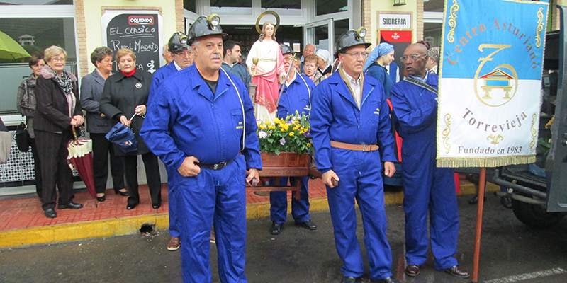 Los mineros rinden homenaje a Santa Bárbara