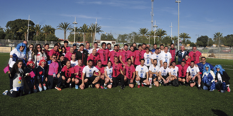 VA3145-ALCALDE Solidaridad y deporte se dieron de la mano