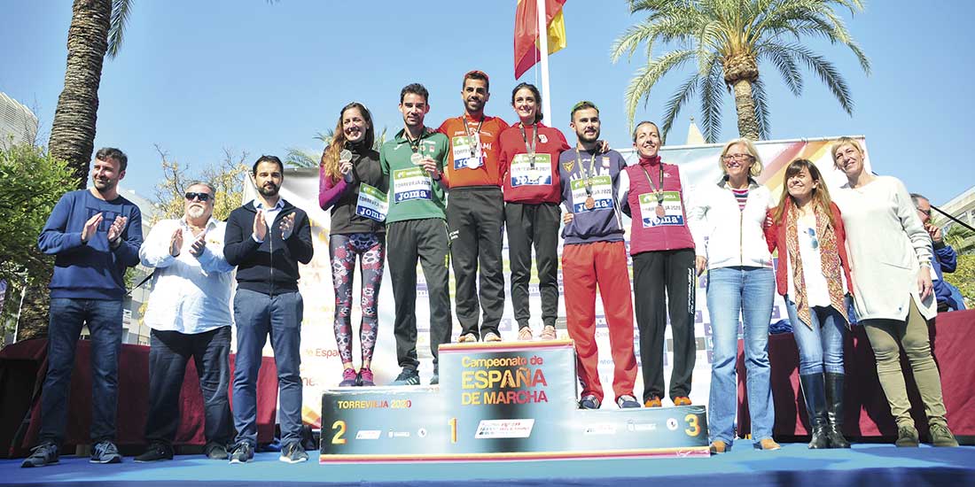 Torrevieja acogió el Campeonato de España de Marcha en Ruta