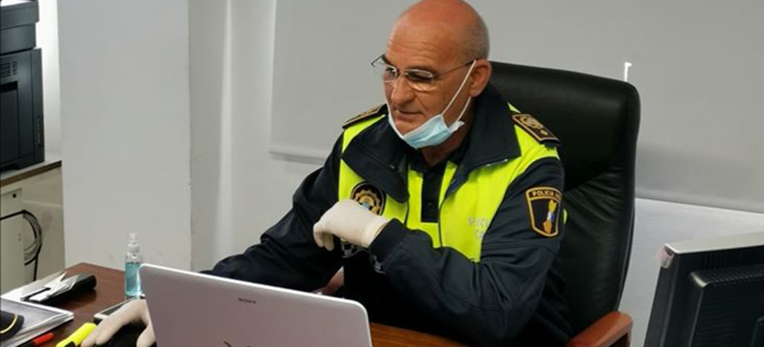 El Comisario Jefe de Policía se reunió con la  delegada del Gobierno en la Comunidad Valenciana