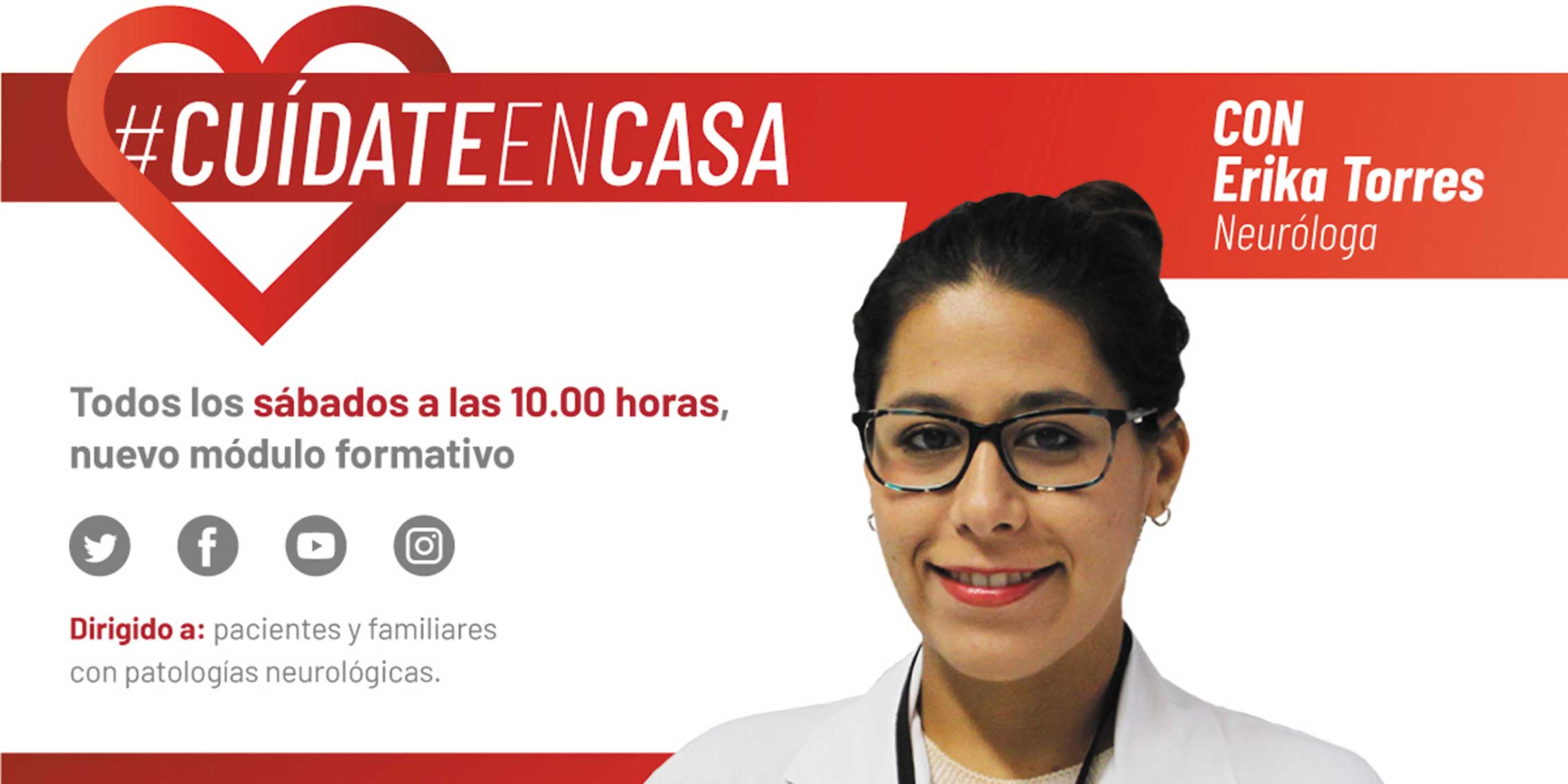 El Hospital de Torrevieja ofrece consejos para pacientes neurológicos en tiempos de confinamiento