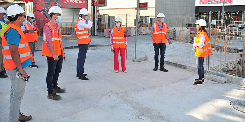 Agamed invierte cerca de un millón  de euros en evacuación de pluviales en  la zona de la avenida Cortes Valencianas