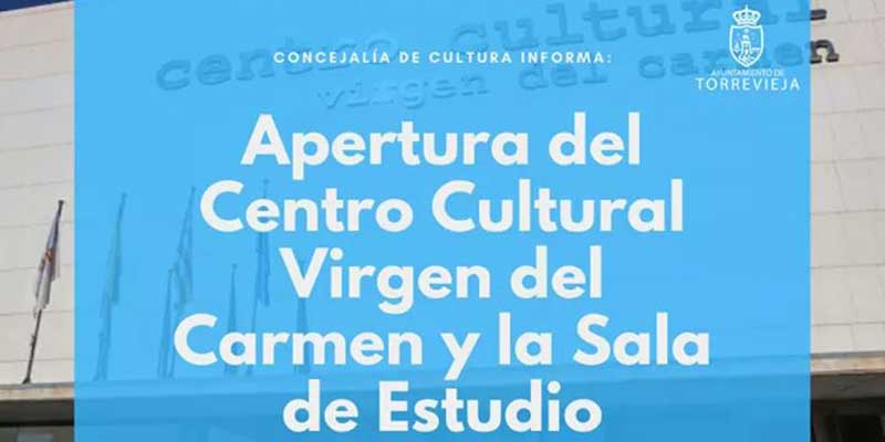 El Centro Cultural Virgen del Carmen abre al público con la puesta en marcha de su sala de estudio