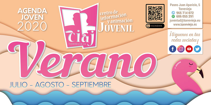 La Concejalía de Juventud presenta su nueva Agenda Joven Verano 2020