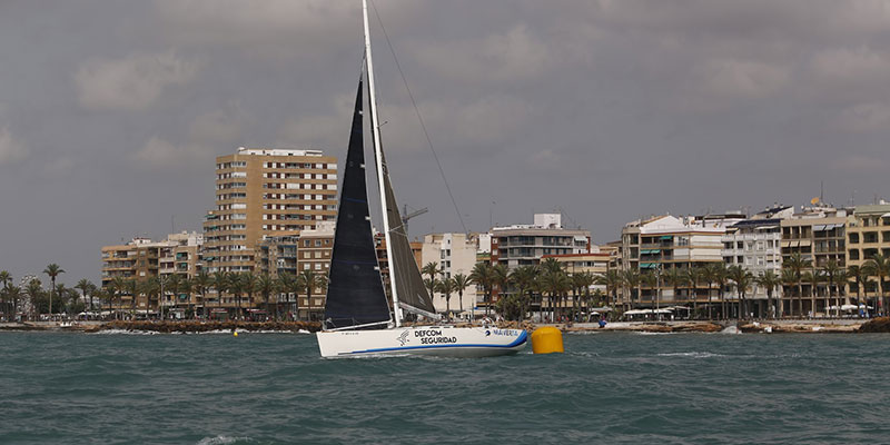Maverta de Pedro Gil  y SOS Mar Menor de J. Antón  ganadores de la regata El Muelle