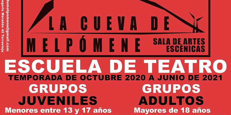 La Cueva de Melpómene organiza una escuela de teatro para jóvenes y adultos