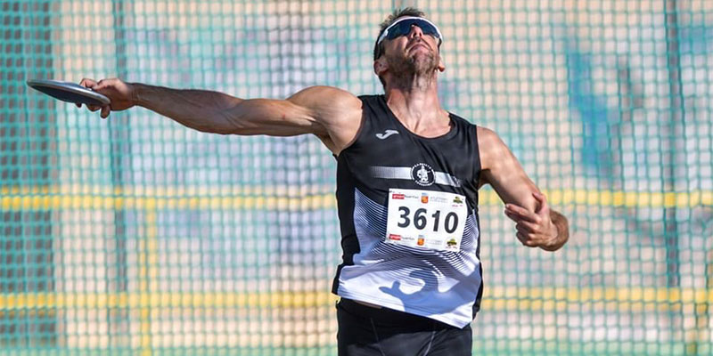Jorge Sánchez Simón, subcampeón  autonómico absoluto de decatlón