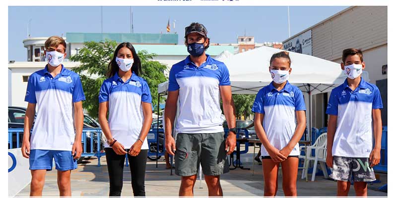 El RCNT se cuelga el bronce en el Autonómico de Optimist por Equipos