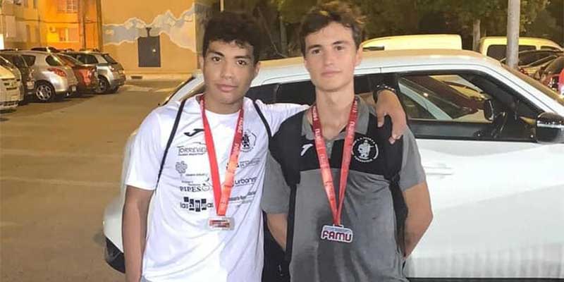 Juan Alonso Petterson y Giampier Monserrate, subcampeones regionales Sub-18 en Cartagena