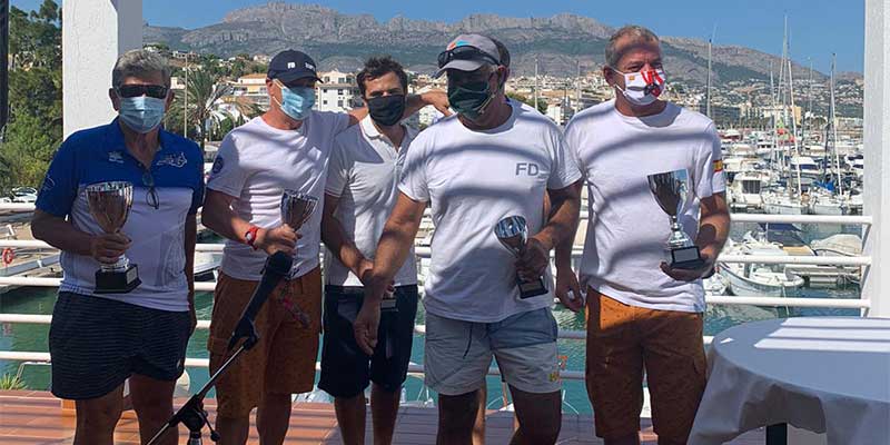 Los veteranos masculinos de Remo del RCNT, campeones autonómicos en la Regata Llaüt Mediterráneo