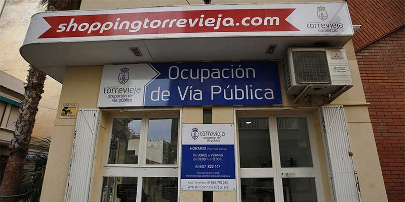 La Concejalía de Ocupación  de Vía Pública abre una nueva oficina en el centro de Torrevieja