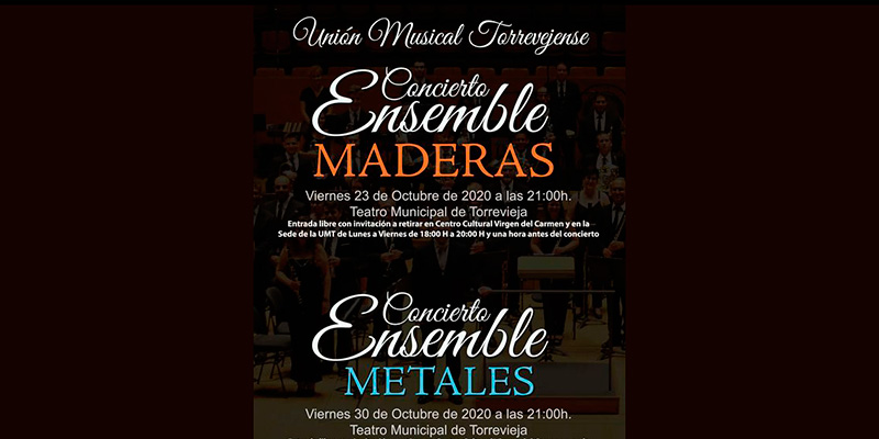 La UMT ofrecerá dos conciertos de  ensembles