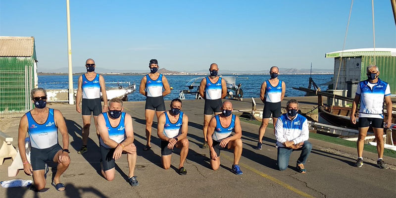 Cadetes y veteranos del RCNT, bronce en el Campeonato de España de Remo Llaüt