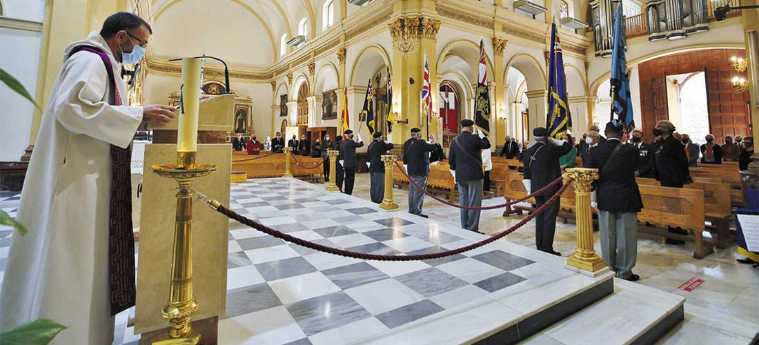 La Iglesia de La Inmaculada  acogió la conmemoración del “Poppy Day”