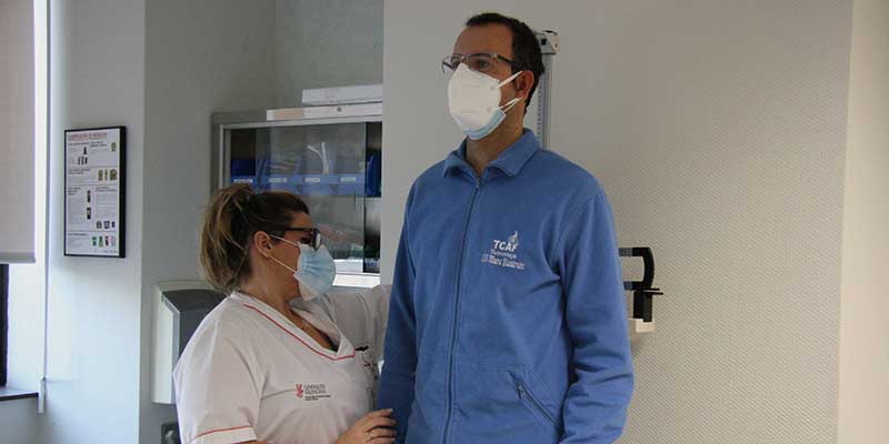 Ribera acompaña a Juan Luis Moraes, remero del Equipo Nacional de Remo Adaptado, en su carrera a los próximos Juegos Paralímpicos