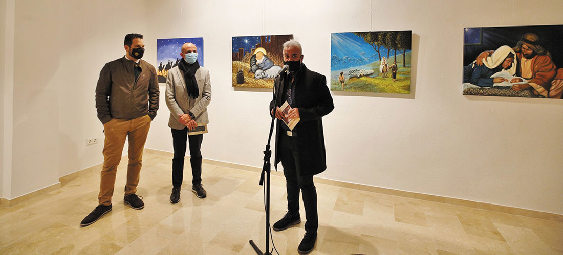 Los alumnos de Víctor García exponen “Blanca Navidad”