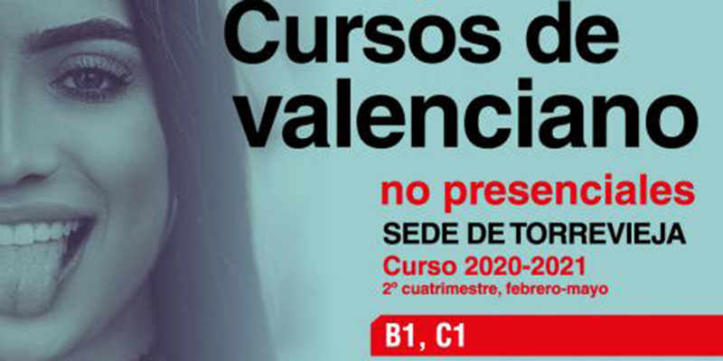 La UA oferta nuevos cursos de valenciano online en el segundo cuatrimestre 2020/2021 en Torrevieja
