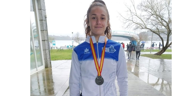 Paula Espinosa Subcampeona de España en 1X CF de Remo en larga distancia.