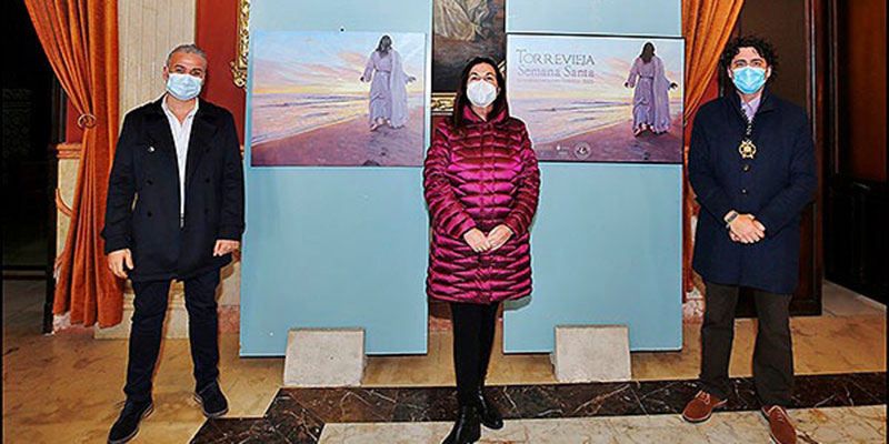 Se expone el cartel de Semana Santa en el Casino