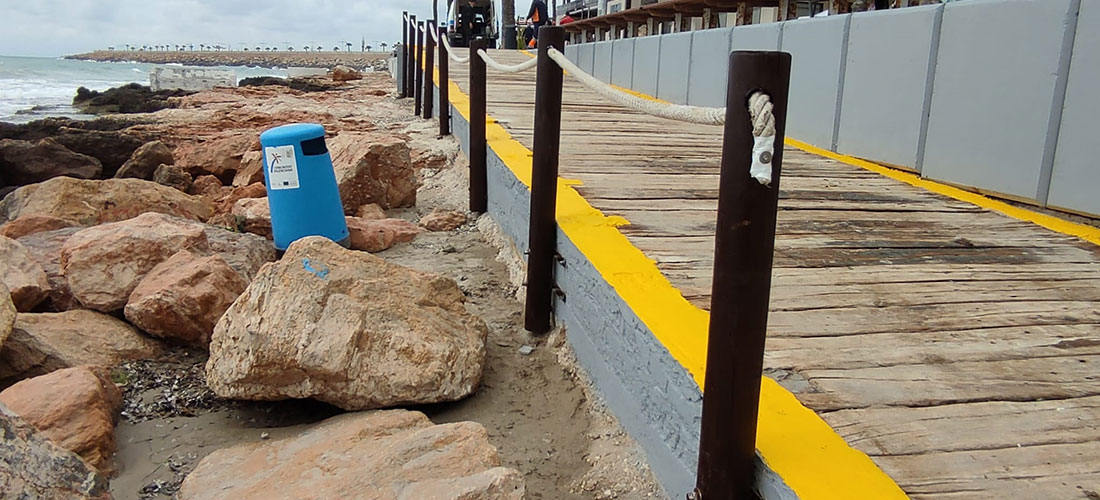 Nueva imagen de la playa de los Náufragos