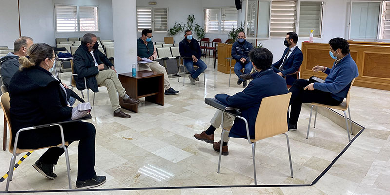 El alcalde se reúne con varias asociaciones empresariales
