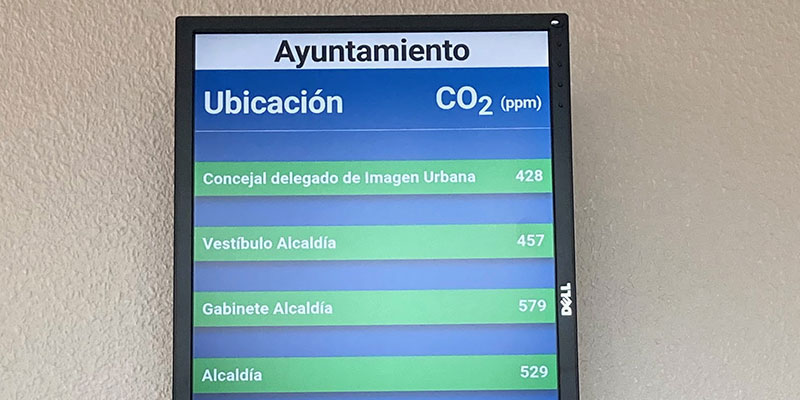 VA3213-MONITORIZACION-CO2-1 Puesta en marcha de un servicio piloto de monitorización de niveles de CO2 en las dependencias del Ayuntamiento