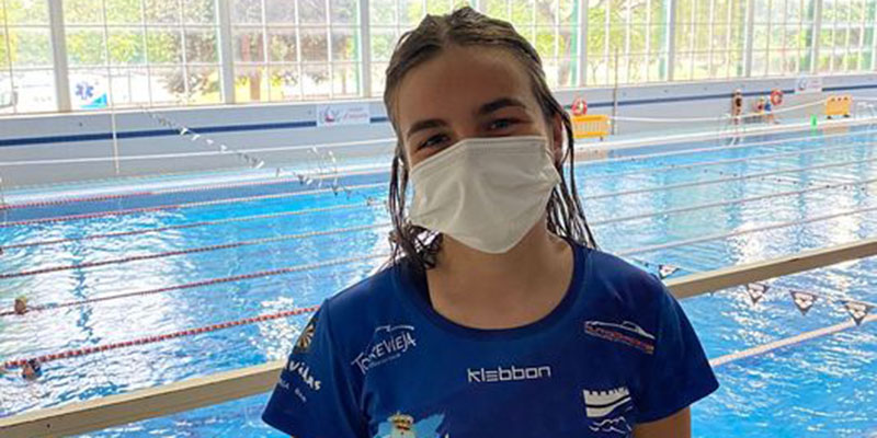 Elisa Flores consigue su segunda mínima en los 100 libres