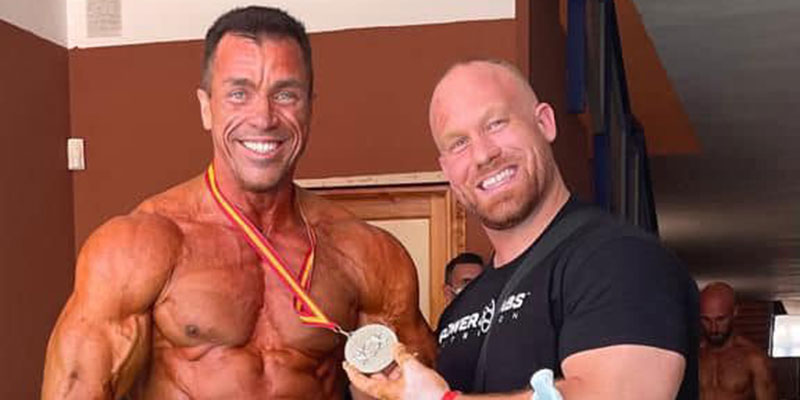 Ismael Llach, Subcampeón  de España de Culturismo