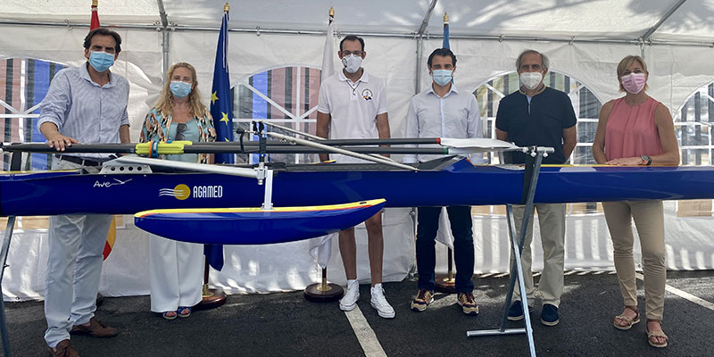 Presentada la nueva embarcación adaptada para el remero  Juan Luis Morales Fiego